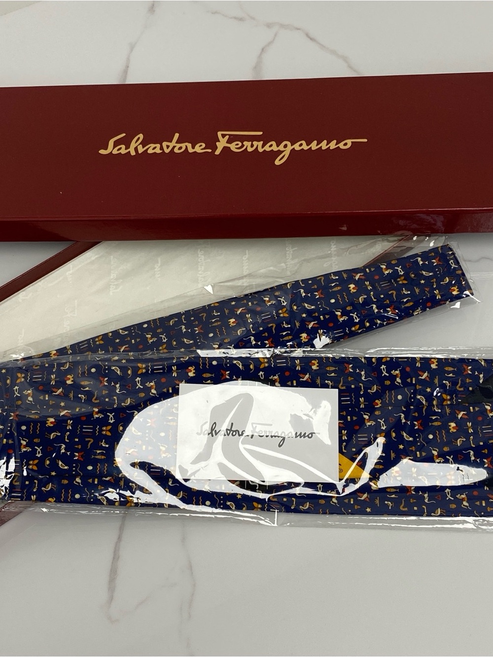 Salvatore Ferragamo Animal Silk Tie - Picture 3 of 5